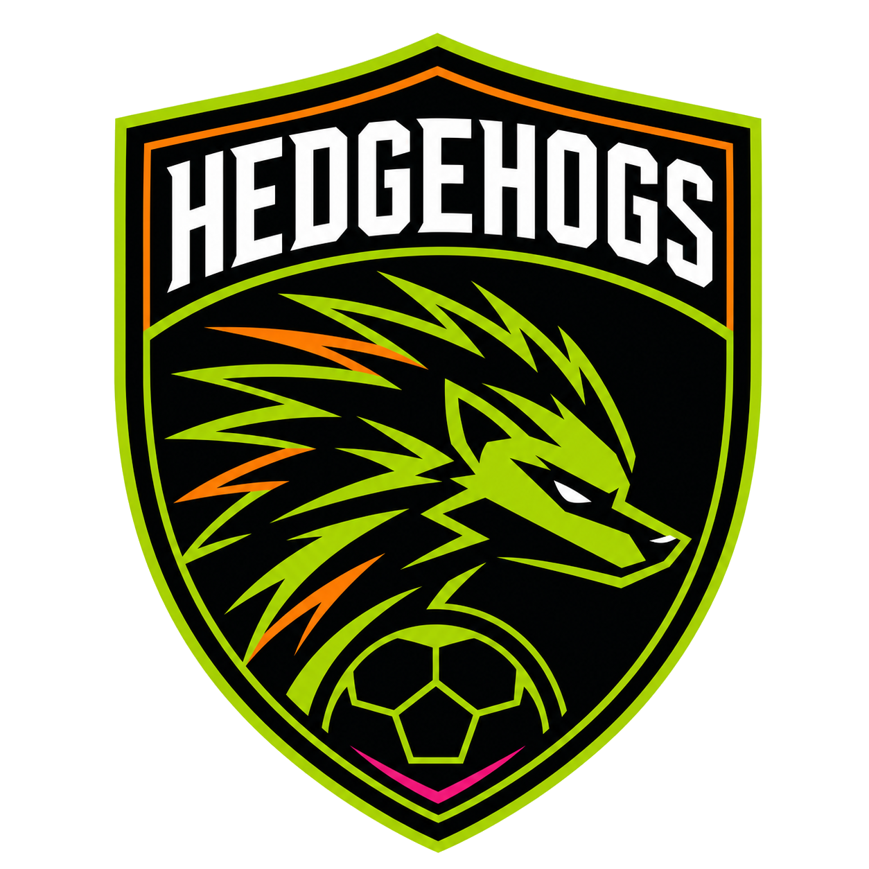 Hedgehogs soccer crest